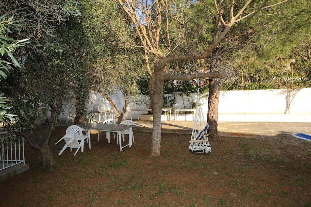 White Villa In Olive Trees And Seaview To Panagia Almiropótamosz Kültér fotó