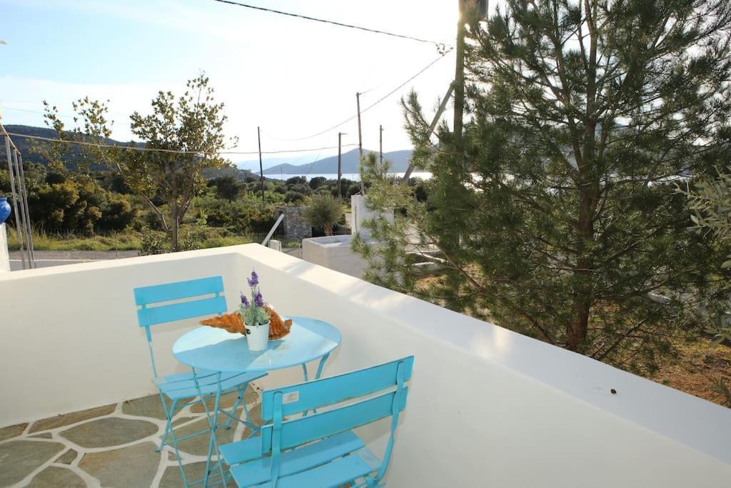 White Villa In Olive Trees And Seaview To Panagia Almiropótamosz Kültér fotó